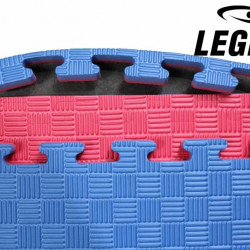 Legend Puzzelmat sport 2CM Blauw/Rood - Default