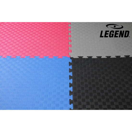 Legend Puzzelmat sport 3CM Zwart/Grijs - Default