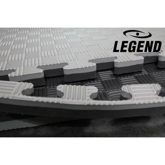 Legend Puzzelmat sport 2CM Zwart/Grijs - Default Legend Puzzelmat sport 2CM Zwart/Grijs - Default