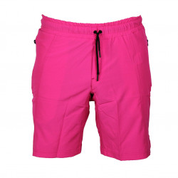 Korte broek/short Legend met rits vakken neon roze - Maat: 2XS
