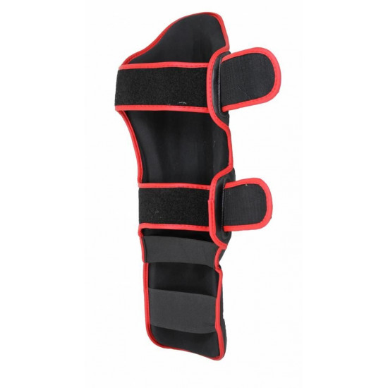 Scheenbeschermers Legend Best zwart/rood - Maat: M Scheenbeschermers Legend Best zwart/rood - Maat: M