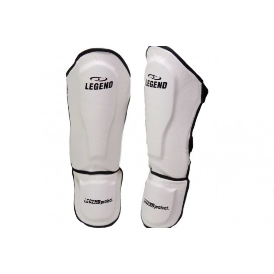 Scheenbeschermers kickboksen Legend Best Wit - Maat: XS