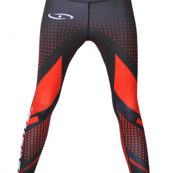 Sportlegging dames Legend Zwart/rood - Maat: S
