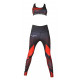 Sportlegging dames Legend Zwart/rood - Maat: XXS Sportlegging dames Legend Zwart/rood - Maat: XXS