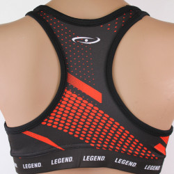 Sport BH DryFit Legend Rood/zwart - Maat: XXL Sport BH DryFit Legend Rood/zwart - Maat: XXL