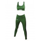 Sportlegging dames Legend Army Green - Maat: L