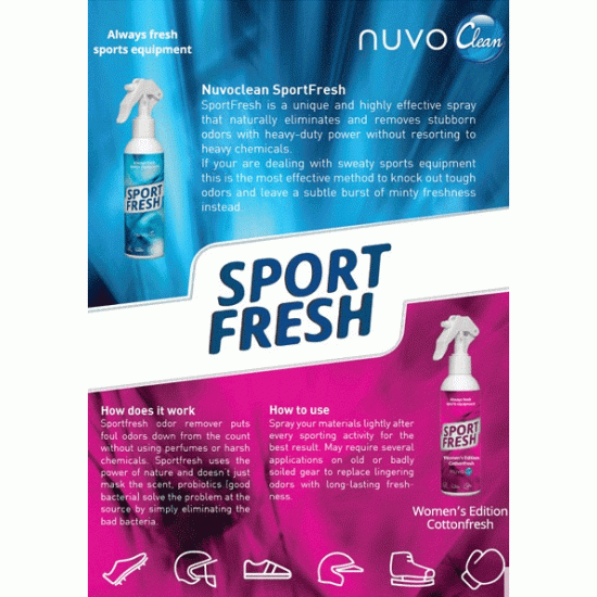Nuvo Sport Fresh Spray 150ml - Default