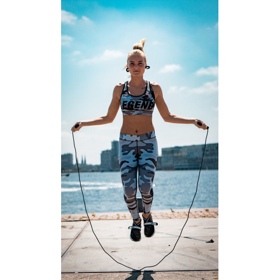 Sportlegging dames Legend Camo Grijs - Maat: XXXS Sportlegging dames Legend Camo Grijs - Maat: XXXS