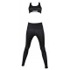 Sportlegging dames Legend Zwart/wit - Maat: XXS Sportlegging dames Legend Zwart/wit - Maat: XXS
