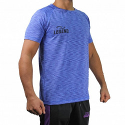Sportshirt Legend DryFit Blauw melange - Maat: L