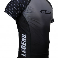 Sportshirt Legend DryFit zwart/grijs Sublimation - Maat: S
