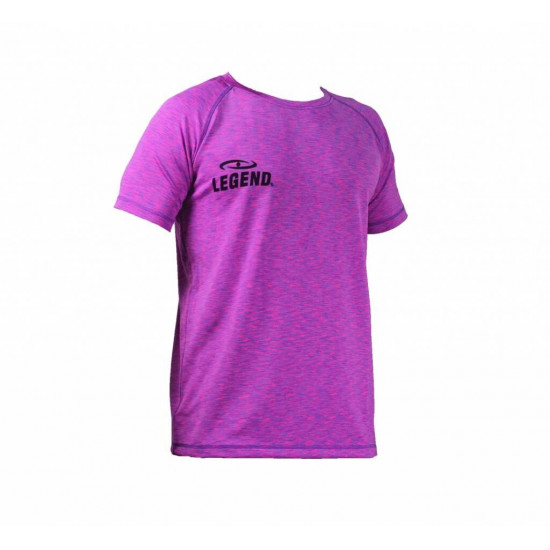 Sportshirt dames Legend DryFit Paars melange - Maat: XXXS Sportshirt dames Legend DryFit Paars melange - Maat: XXXS