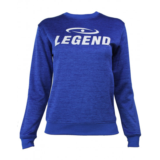 Joggingpak dames/heren met trui/sweater Blauw - Maat: XL