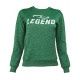 Joggingpak dames/heren met trui/sweater Groen - Maat: S Joggingpak dames/heren met trui/sweater Groen - Maat: S