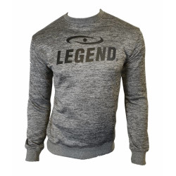 Trui/sweater dames/heren SlimFit Design Legend  Grijs - Maat: XS