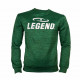 Joggingpak dames/heren met trui/sweater Groen - Maat: S Joggingpak dames/heren met trui/sweater Groen - Maat: S