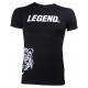 t-shirt zwart Slimfit Legend Panter  - Maat: M