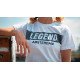 t-shirt wit Legend Amsterdam  - Maat: XXXXS