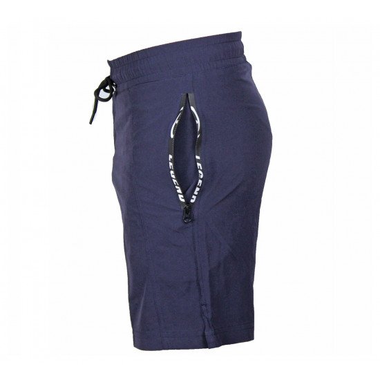 Korte broek/short Legend met rits vakken Navy blauw - Maat: 4XS