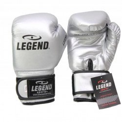 Bokshandschoenen Zilver powerfit & Protect - Maat: 8oz