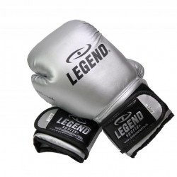 Bokshandschoenen Zilver powerfit & Protect - Maat: 8oz