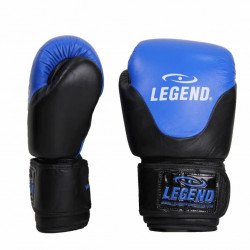 Leren Bokshandschoenen Legend Thai series Blauw - Maat: 10oz