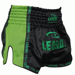 Kickboks broekje Groen Mesh Legend Trendy  - Maat: L