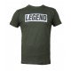t-shirt army green Legend inspiration quote - Maat: XXL