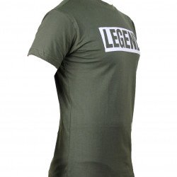 t-shirt army green Legend inspiration quote - Maat: 4XS