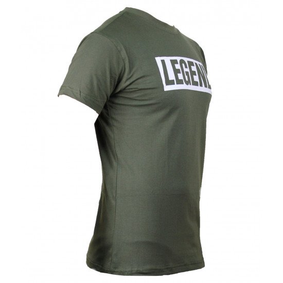 t-shirt army green Legend inspiration quote - Maat: XXL