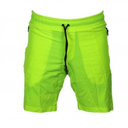 Korte broek/short Legend met rits vakken Neon Groen - Maat: 3XS