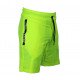 Korte broek/short Legend met rits vakken Neon Groen - Maat: 3XS