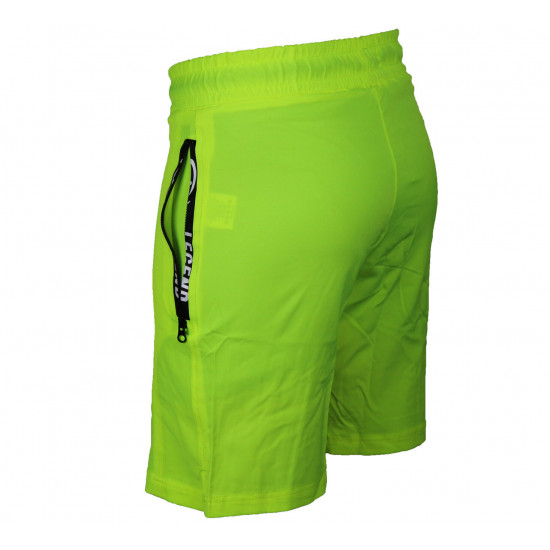 Korte broek/short Legend met rits vakken Neon Groen - Maat: 3XS