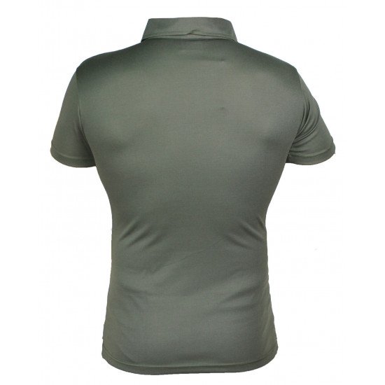 Polo Legend Slimfit army green - Maat: 4XS