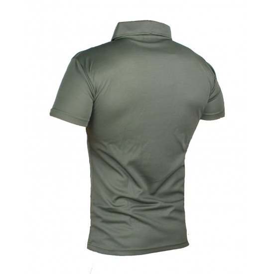 Polo Legend Slimfit army green - Maat: 4XS