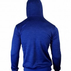 Hoodie dames/heren trendy Legend design Blauw - Maat: L
