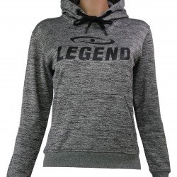 Joggingpak dames/heren met hoodie grijs - Maat: XXL