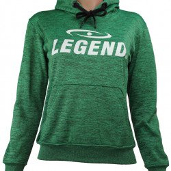 Joggingpak dames/heren met hoodie groen - Maat: S