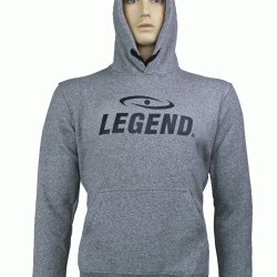 Hoodie Legend Fleece grijs - Maat: L