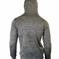 Hoodie dames/heren trendy Legend design Grijs - Maat: L