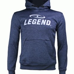 Hoodie dames/heren trendy Legend design Navy Blauw - Maat: S
