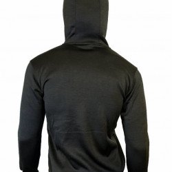 Hoodie dames/heren trendy Legend design zwart - Maat: L