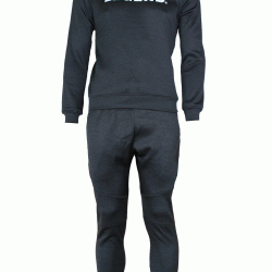 Joggingpak dames/heren met trui/sweater Zwart - Maat: XXXXS