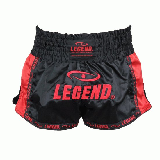 Kickboks broekje rood Legend Trendy  - Maat: L