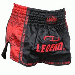 Kickboks broekje red snake Legend Trendy  - Maat: XL
