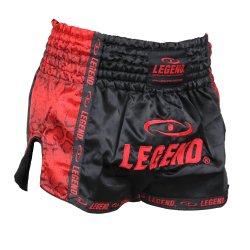 Kickboks broekje red snake Legend Trendy  - Maat: XS