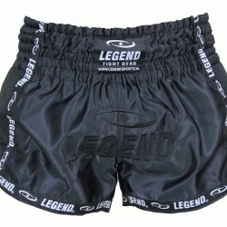 Kickboks broekje Zwart Mesh Legend Trendy - Maat: L Kickboks broekje Zwart Mesh Legend Trendy - Maat: L