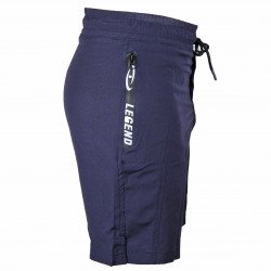 Korte broek/short Legend met rits vakken Navy blauw - Maat: 3XS