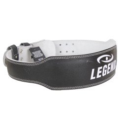Fitness Riem zwart Leder Legend - Maat: XS