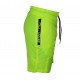Korte broek/short Legend met rits vakken Neon Groen - Maat: 3XS
